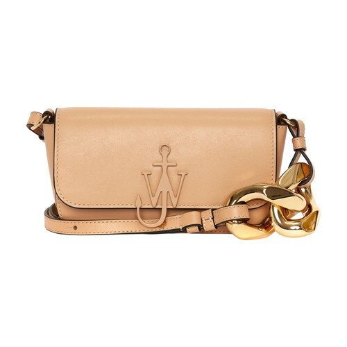 Jw Anderson Chain Baguette Anchor Bag in beige