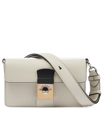 Maison Margiela New Lock Horizontal leather shoulder bag in beige