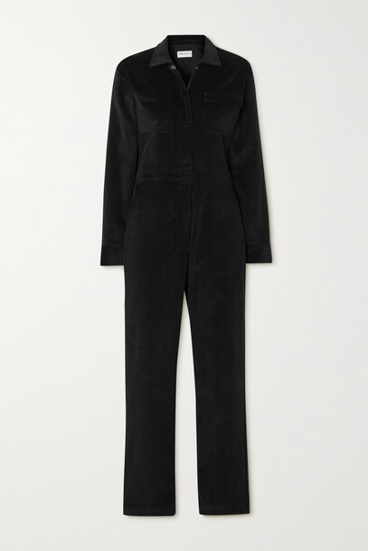 Rivet Utility - Bigwig Cotton-blend Corduroy Jumpsuit - Black