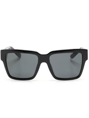 dolce & gabbana eyewear rectangle-frame tinted sunglasses - black