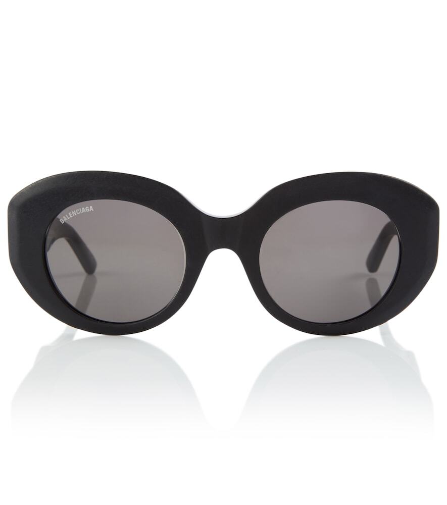 Balenciaga Twist round sunglasses in black