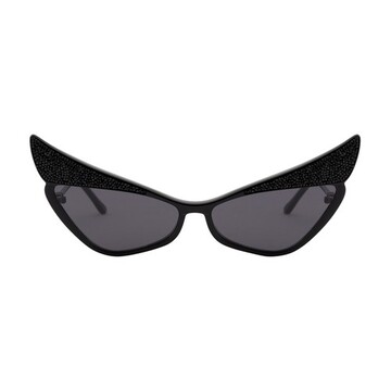 Philosophy Di Lorenzo Serafini Spy026 Cat-Eye sunglasses with Swarovski crystals in nero
