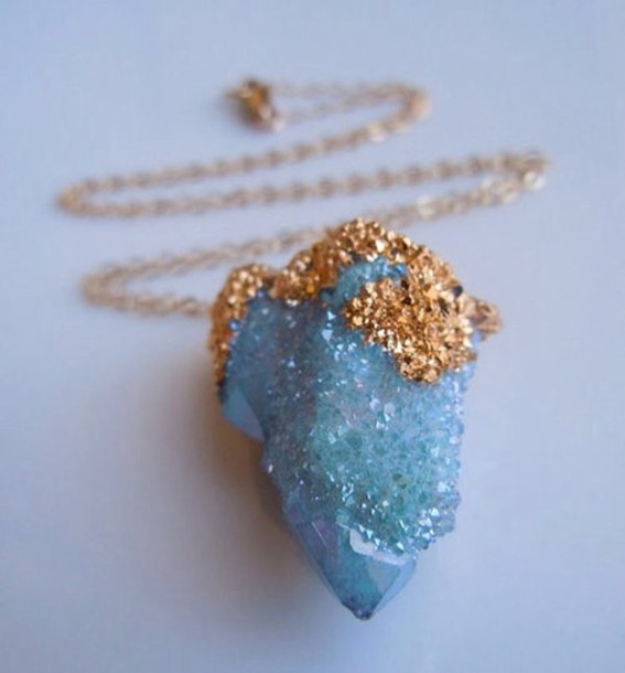 jewels necklace stone necklace stone blue stone blue necklace gold jewelry gold necklace gem gemstone gold