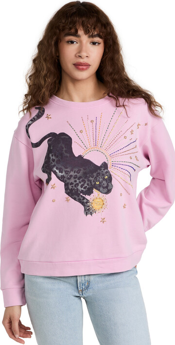 Hayley Menzies Prowling Panther Sweatshirt in lilac