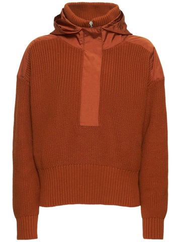VARLEY Carter Half-zip Sweater in brown