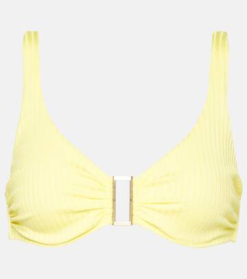 melissa odabash bel air bikini top in yellow