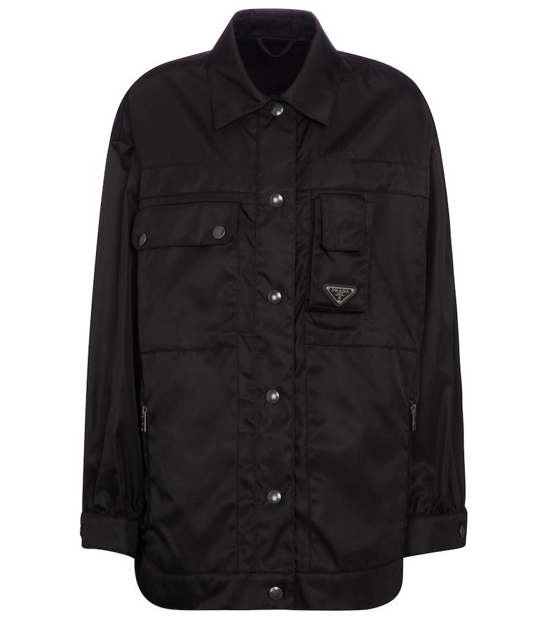 Prada Re-nylon gabardine jacket in black