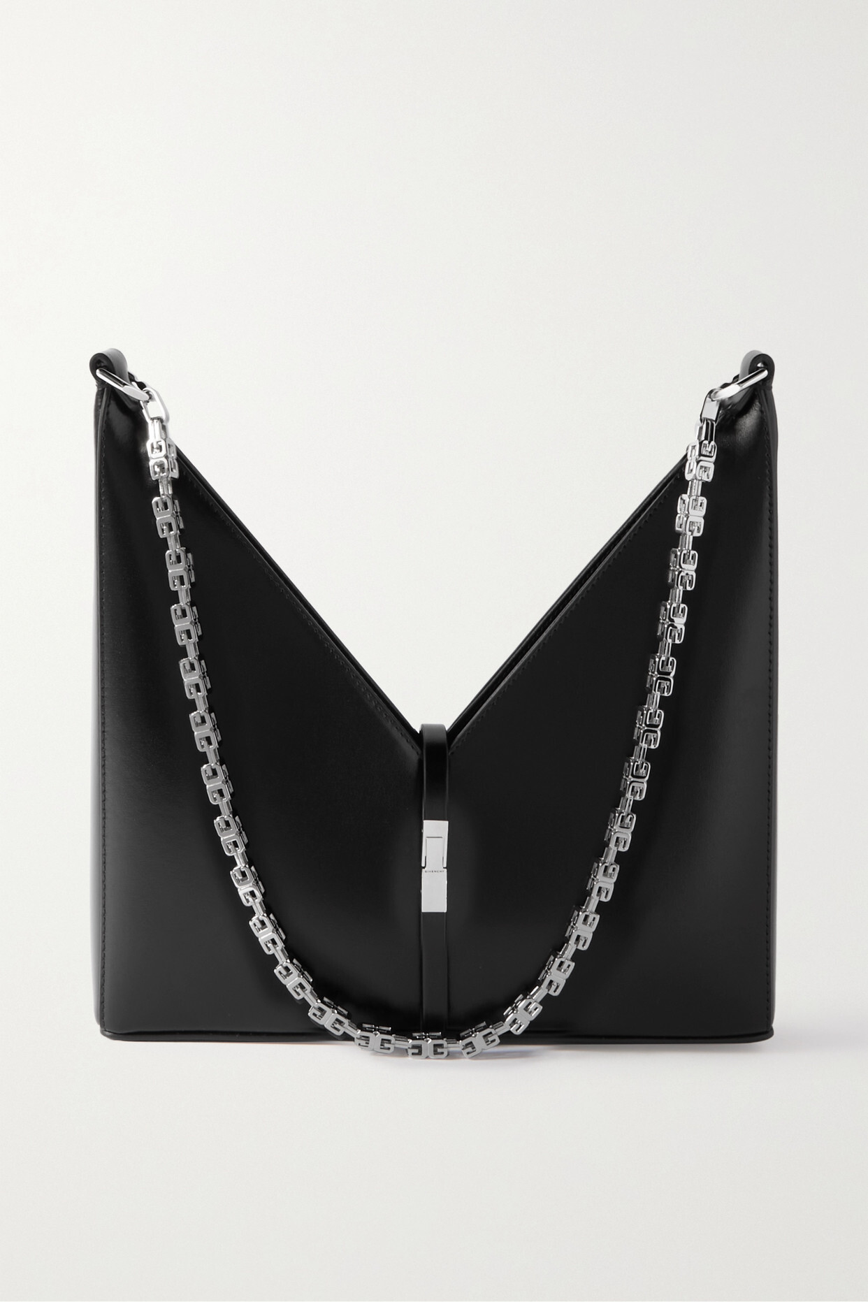 Givenchy - Cut Out Small Leather Shoulder Bag - Black