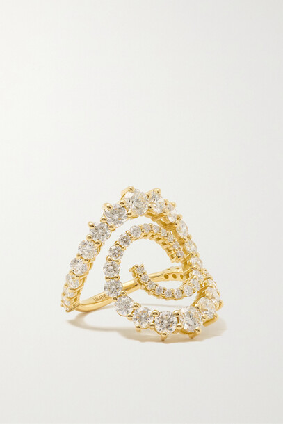 Melissa Kaye - Riley 18-karat Gold Diamond Ring - 6 1/2