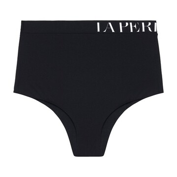 La Perla High-waisted bikini brief with logo in black