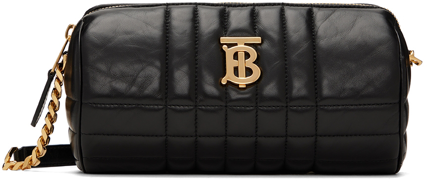 Burberry Black Lola Barrel Shoulder Bag