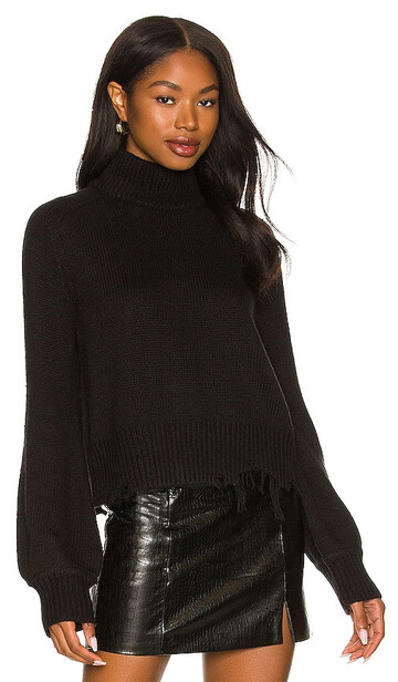 lovers and friends granite sweater in black