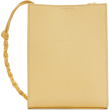 jil sander yellow small tangle shoulder bag
