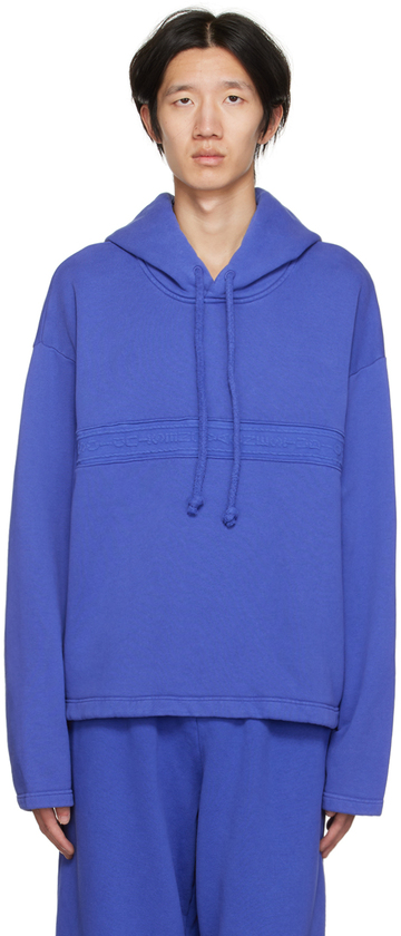 acne studios blue farmy hoodie