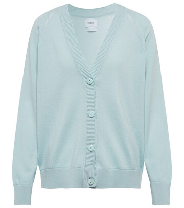 barrie cashmere cardigan in blue