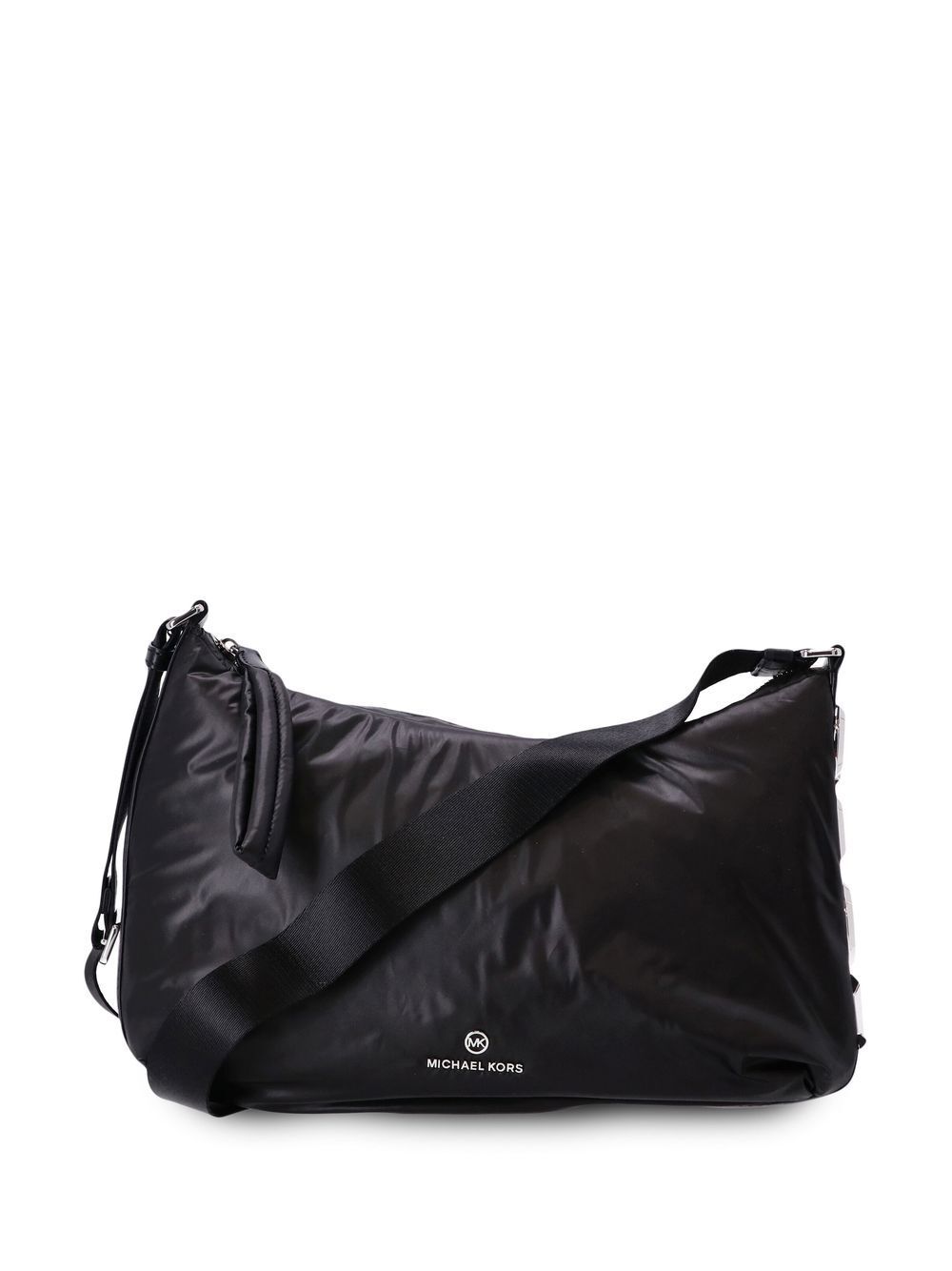 Michael Kors logo-plaque quilted shoulder bag - Black