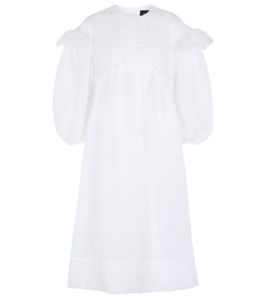 Simone Rocha CloquÃ© midi dress in white