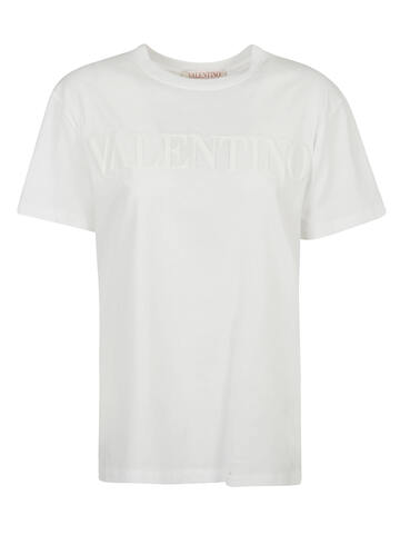 Valentino Regular Logo T-shirt in bianco