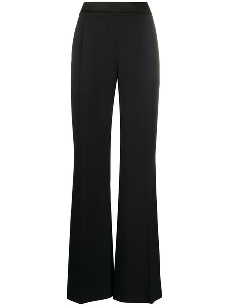 Alberta Ferretti high-waist flared trousers in black