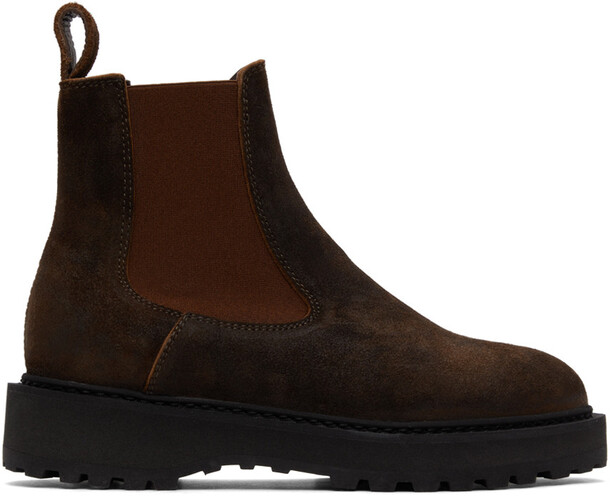 Diemme SSENSE Exclusive Alberone Ankle Boots in brown