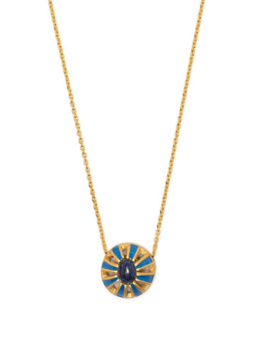 AKANSHA SETHI Lapis Lazuli necklace in gold