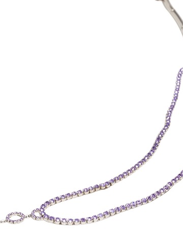 benedetta bruzziches crystal embellished vesta belt in purple