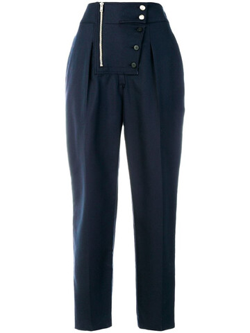 Calvin Klein 205W39nyc high waisted trousers in blue