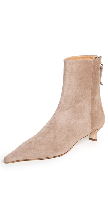 aeyde zoe ankle boots stone 40