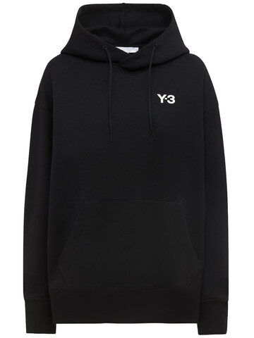 Y-3 20th Anniversary Cotton Hoodie in black