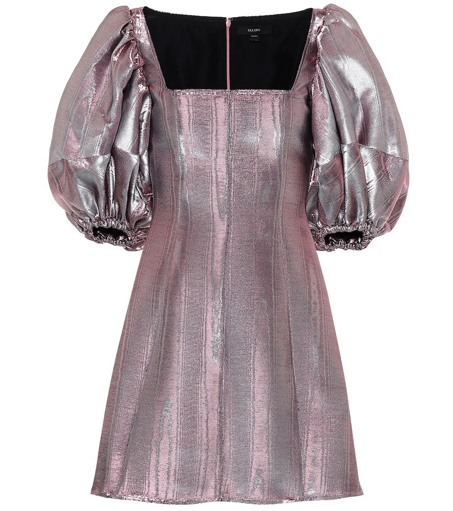 Ellery Lady D'arbanville metallic minidress in pink