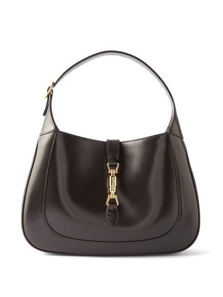 Gucci - Jackie 1961 Medium Leather Bag - Womens - Black