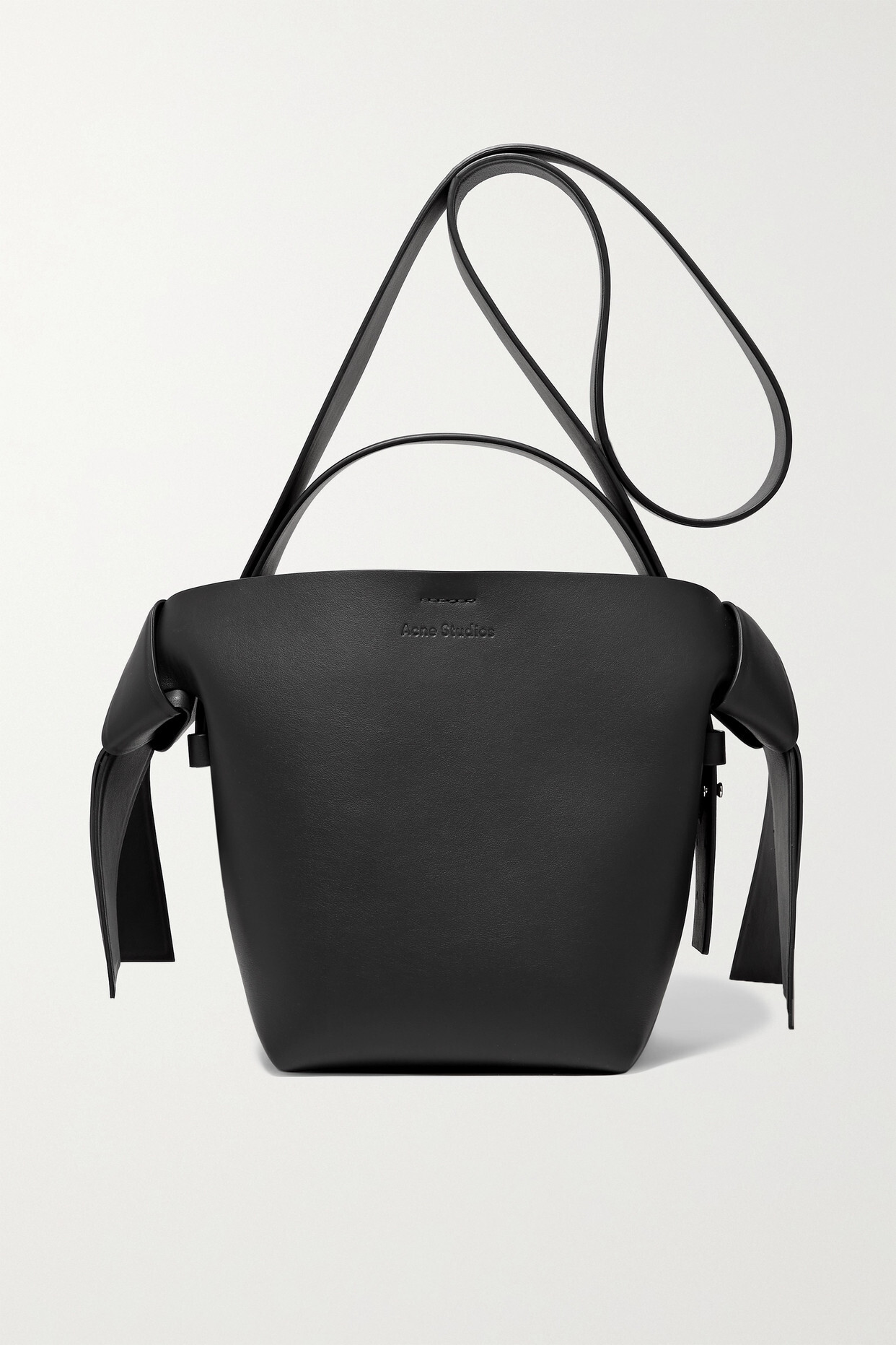Acne Studios - Musubi Mini Knotted Leather Shoulder Bag - Black