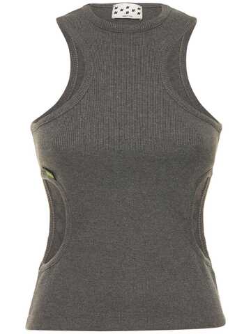 AVAVAV Cut Out Tank Top in grey