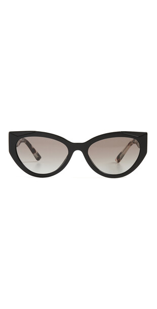 Prada PR 03WS Sunglasses in black / grey