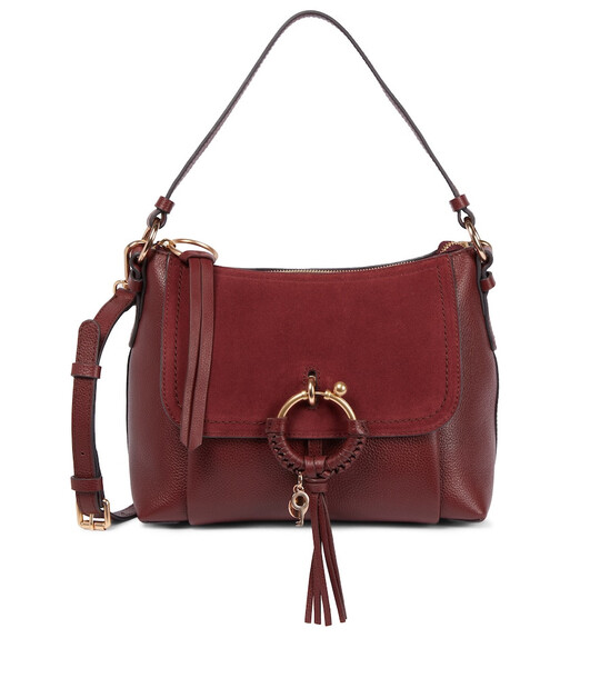See By ChloÃ© Joan Small leather shoulder bag in brown