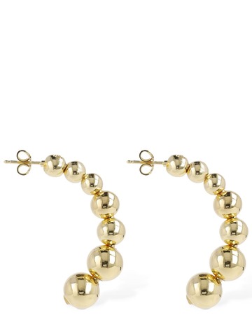 FEDERICA TOSI Lace Allison Hoop Earrings in gold