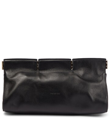 Peter Do Hinged leather clutch in black