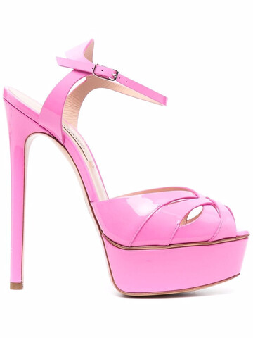 casadei flora platform sandals - pink