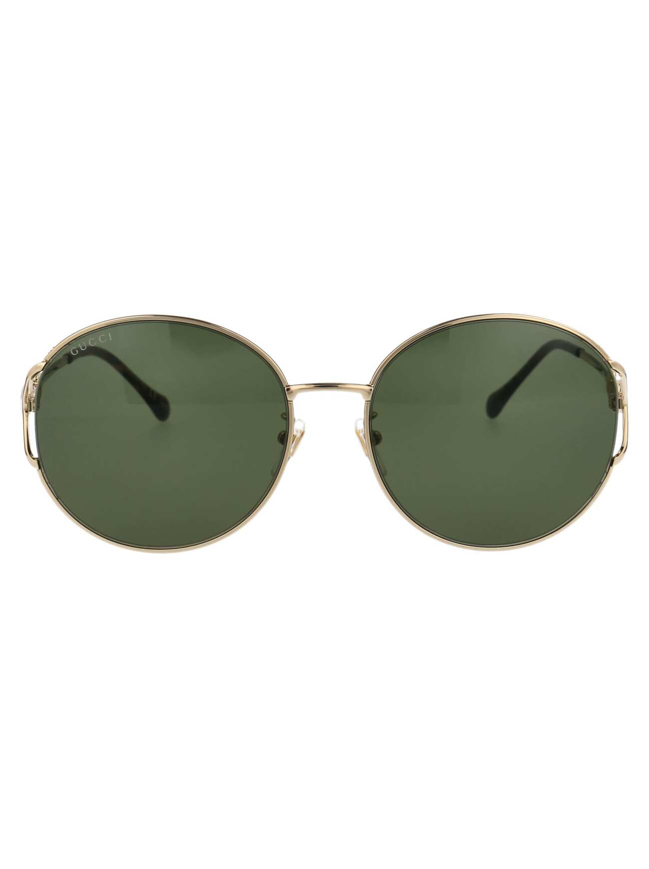 Gucci Eyewear Gg1017sk Sunglasses in gold / green