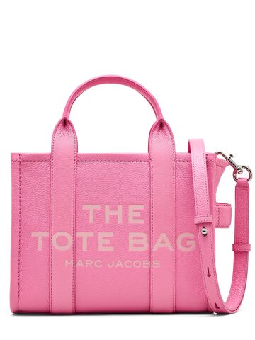 marc jacobs the small tote leather bag in pink