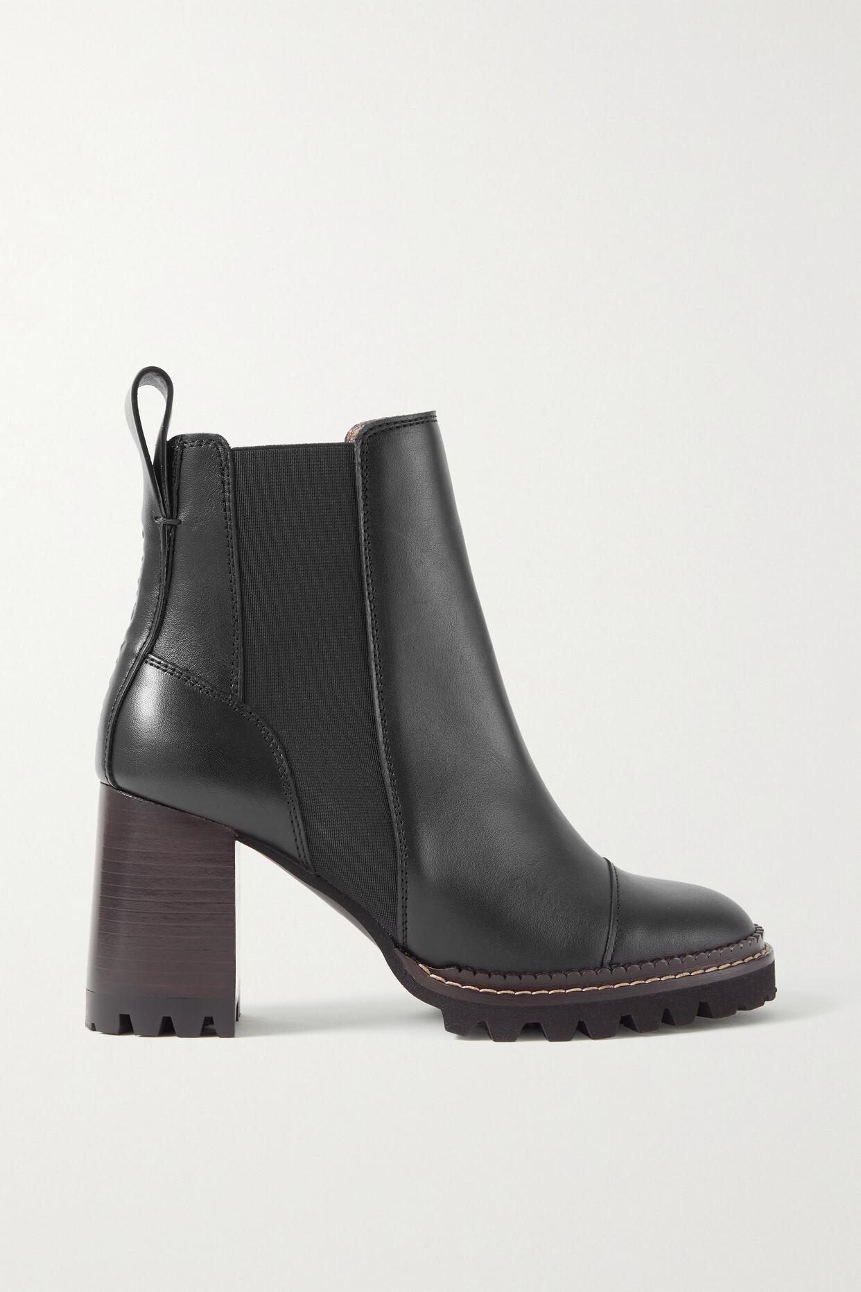 See By Chloé See By Chloé - Mallory Leather Chelsea Boots - Black