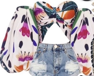 blouse,multicolor