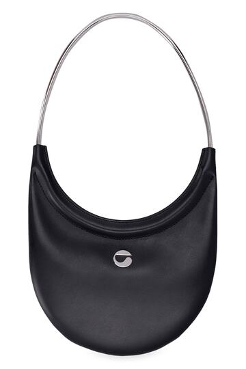 Coperni Ring Swipe Leather Bag in black