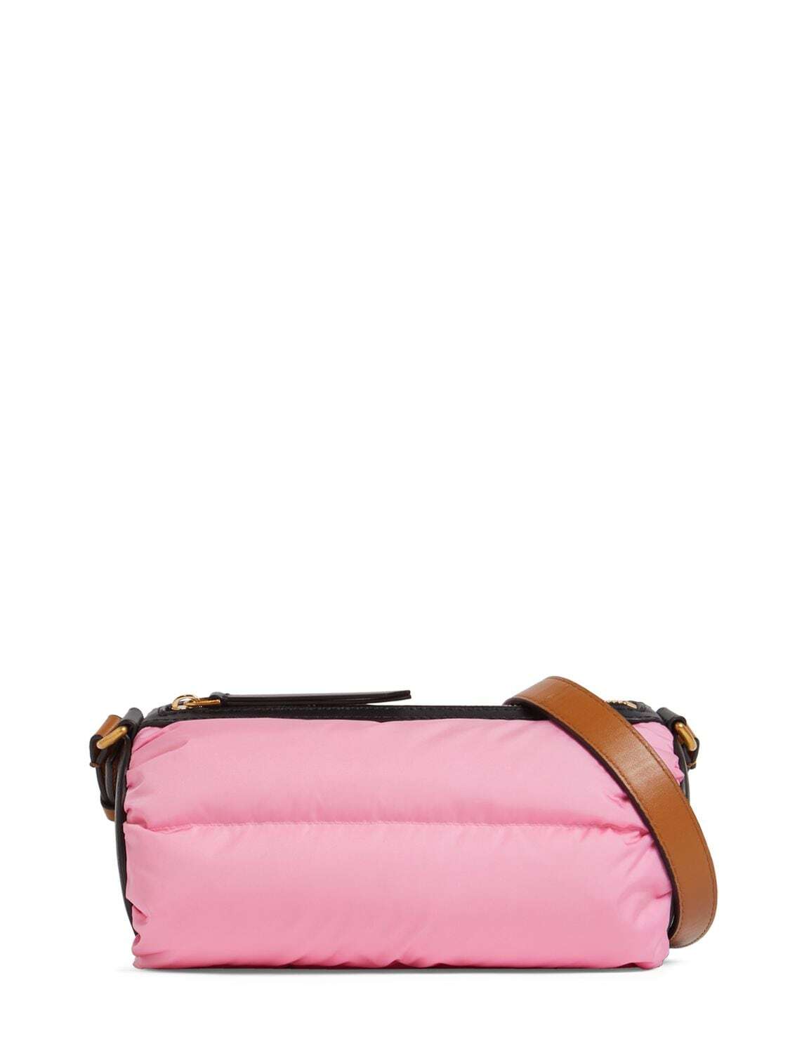 MONCLER Keoni Nylon Shoulder Bag in pink