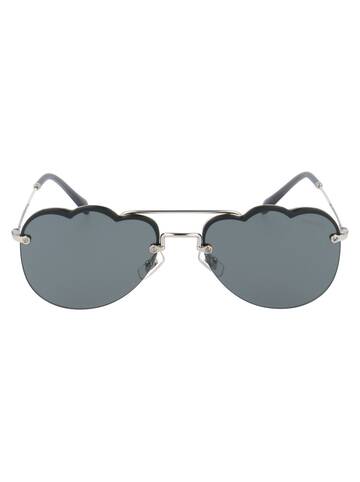Miu Miu Eyewear 0mu 56us Sunglasses in silver