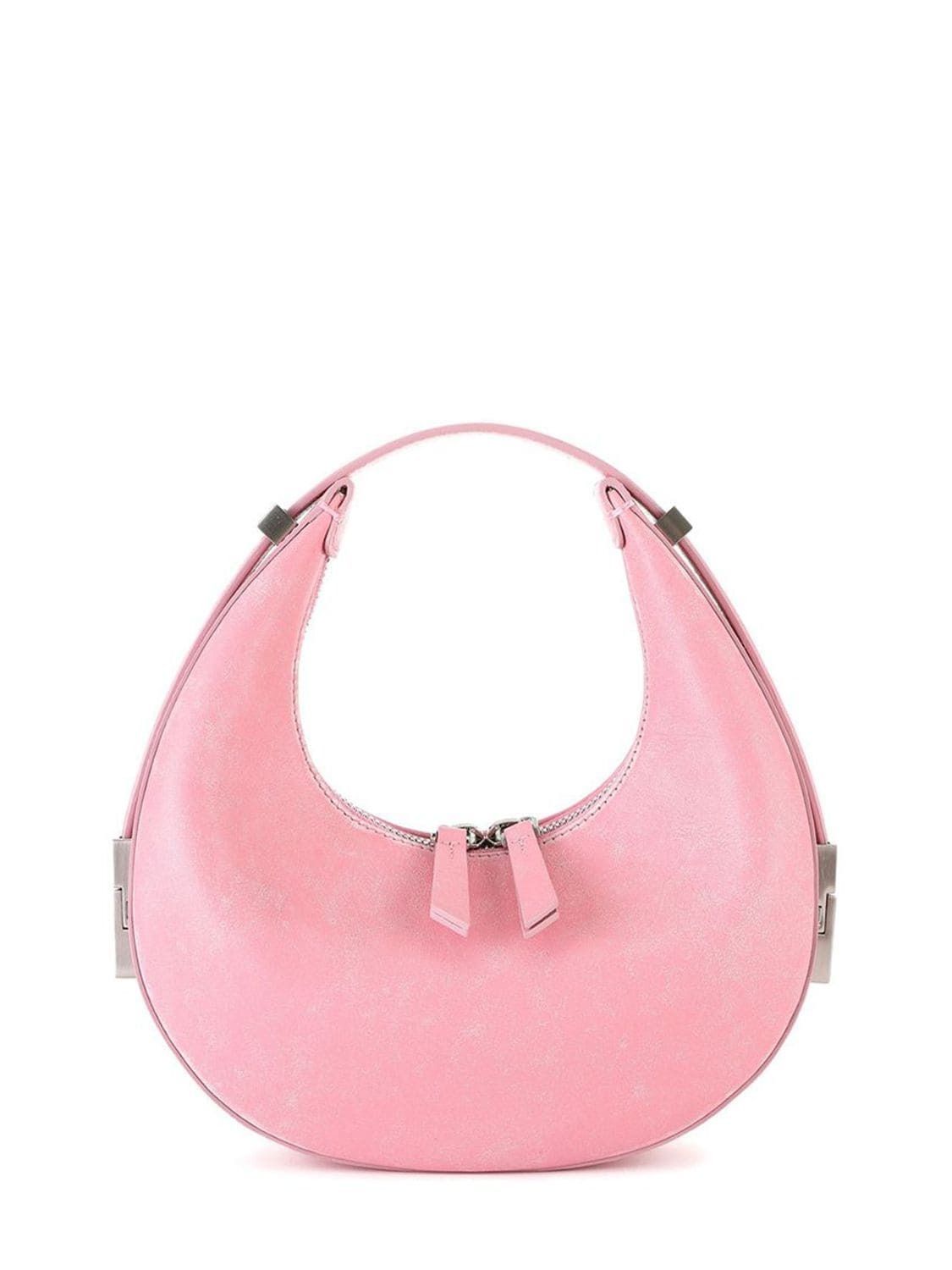 OSOI Mini Toni Leather Top Handle Bag in pink