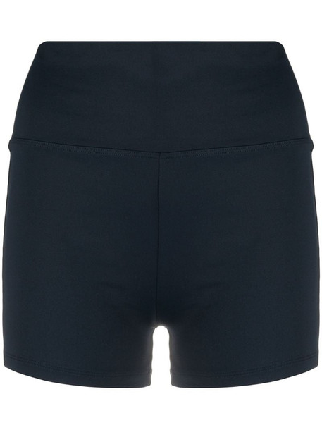 Filippa K Soft Sport foldable-waist cycling shorts in blue