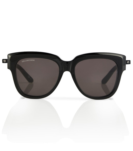 Balenciaga Round acetate sunglasses in black
