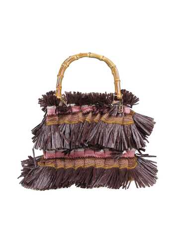 LaMilanesa The Milanesa Tote Bag Teresa S In Rafia in brown