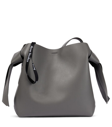 Acne Studios Musubi Midi leather shoulder bag in grey